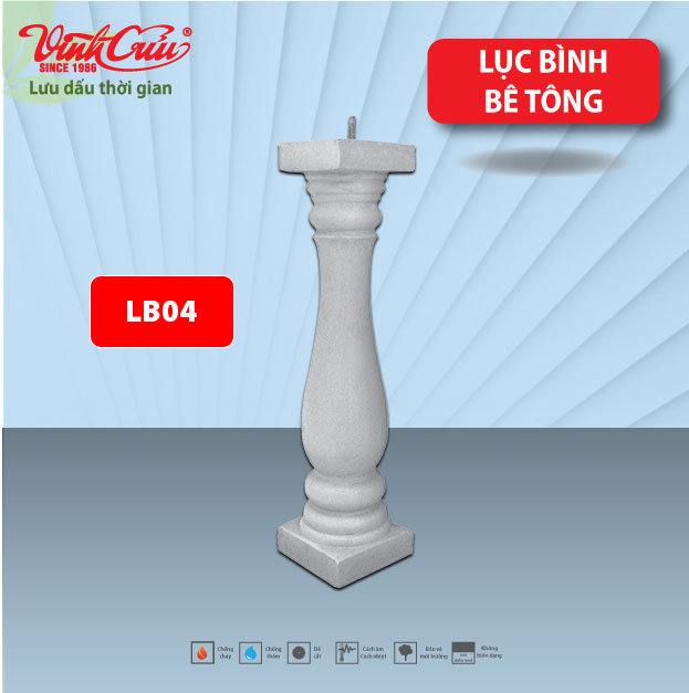 Lục bình bê tông Vĩnh Cửu - LB04