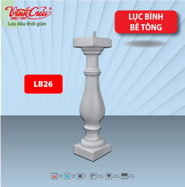 Lục bình bê tông Vĩnh Cửu - LB26